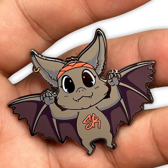 S.R. Store Bat Mascot Pin (W) - Picture 2 of 2